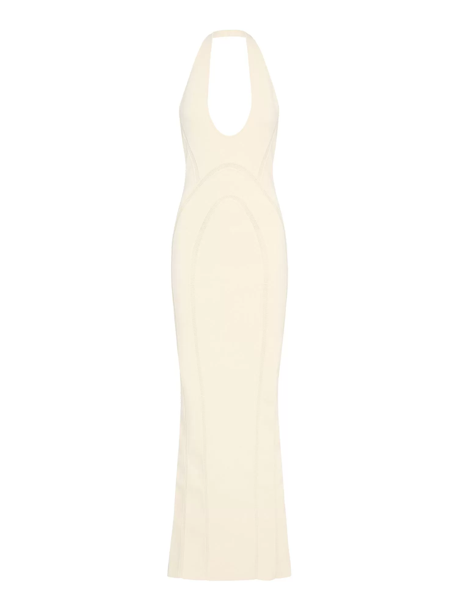 08 India Halter Dress | Cream