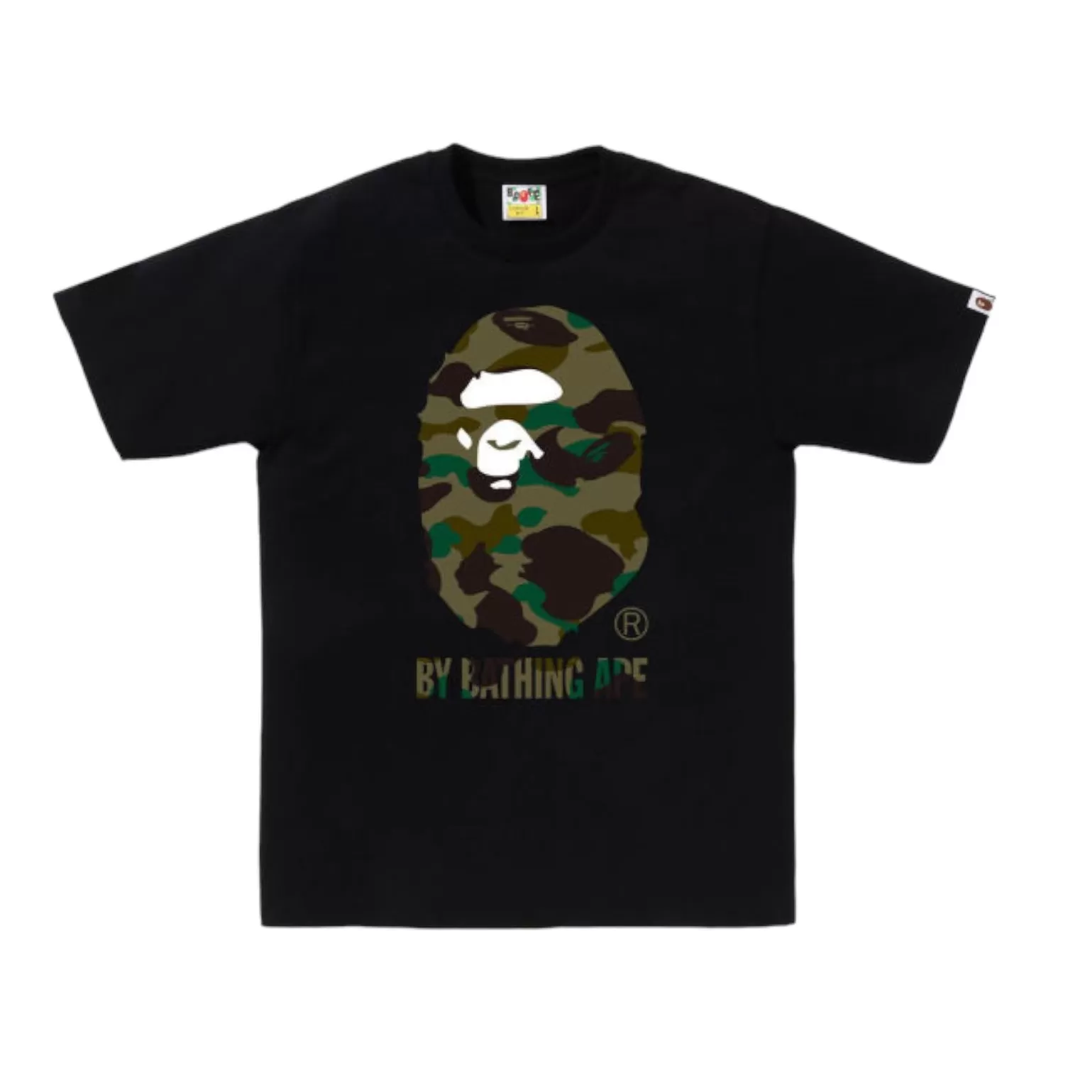 A BATHING APE 1ST CAMO BY BATHING APE TEE - BLACK