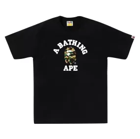 A BATHING APE 1ST CAMO COLLEGE TEE  - BKXYE