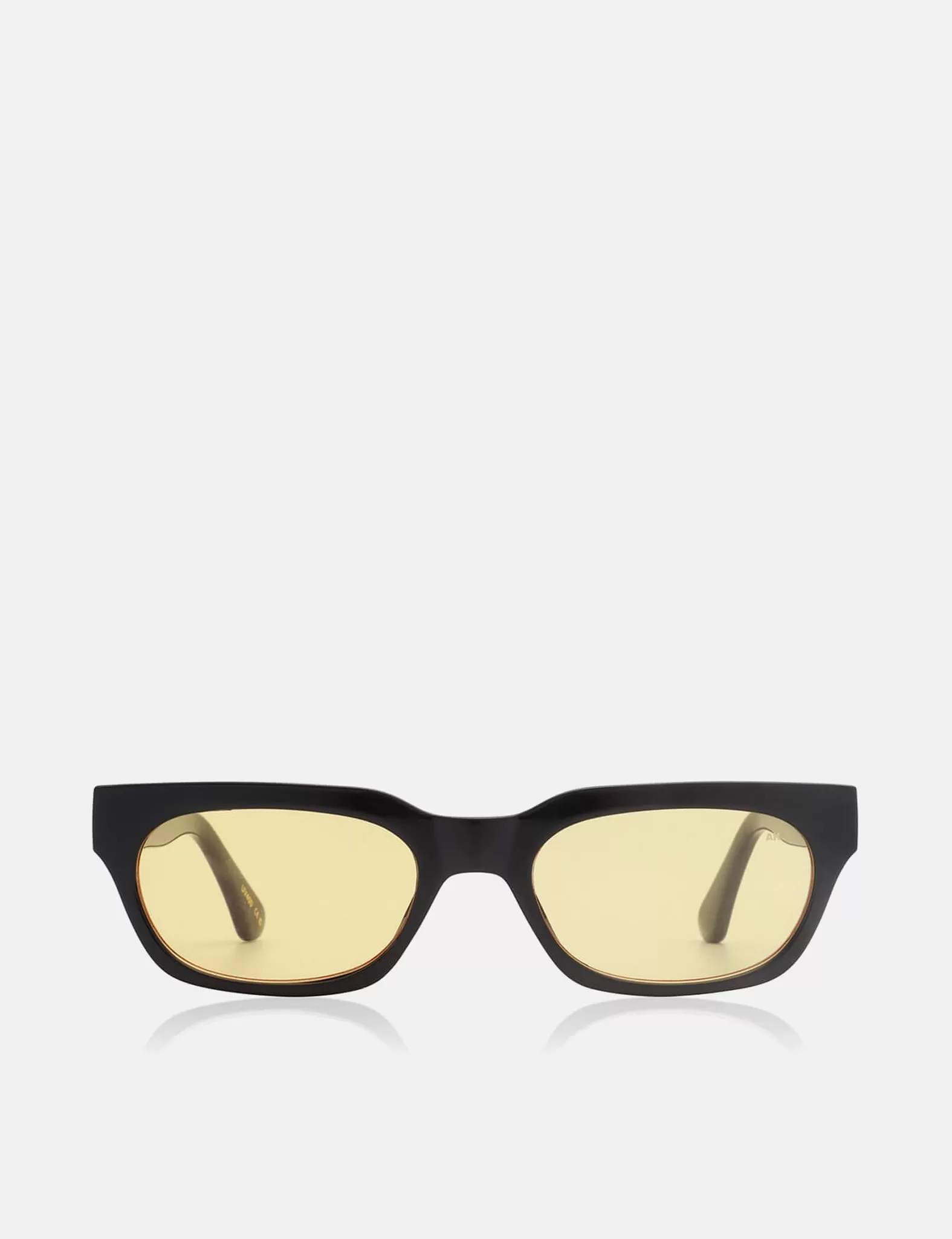 A. Kjaerbede Bror Sunglasses - Black/Yellow