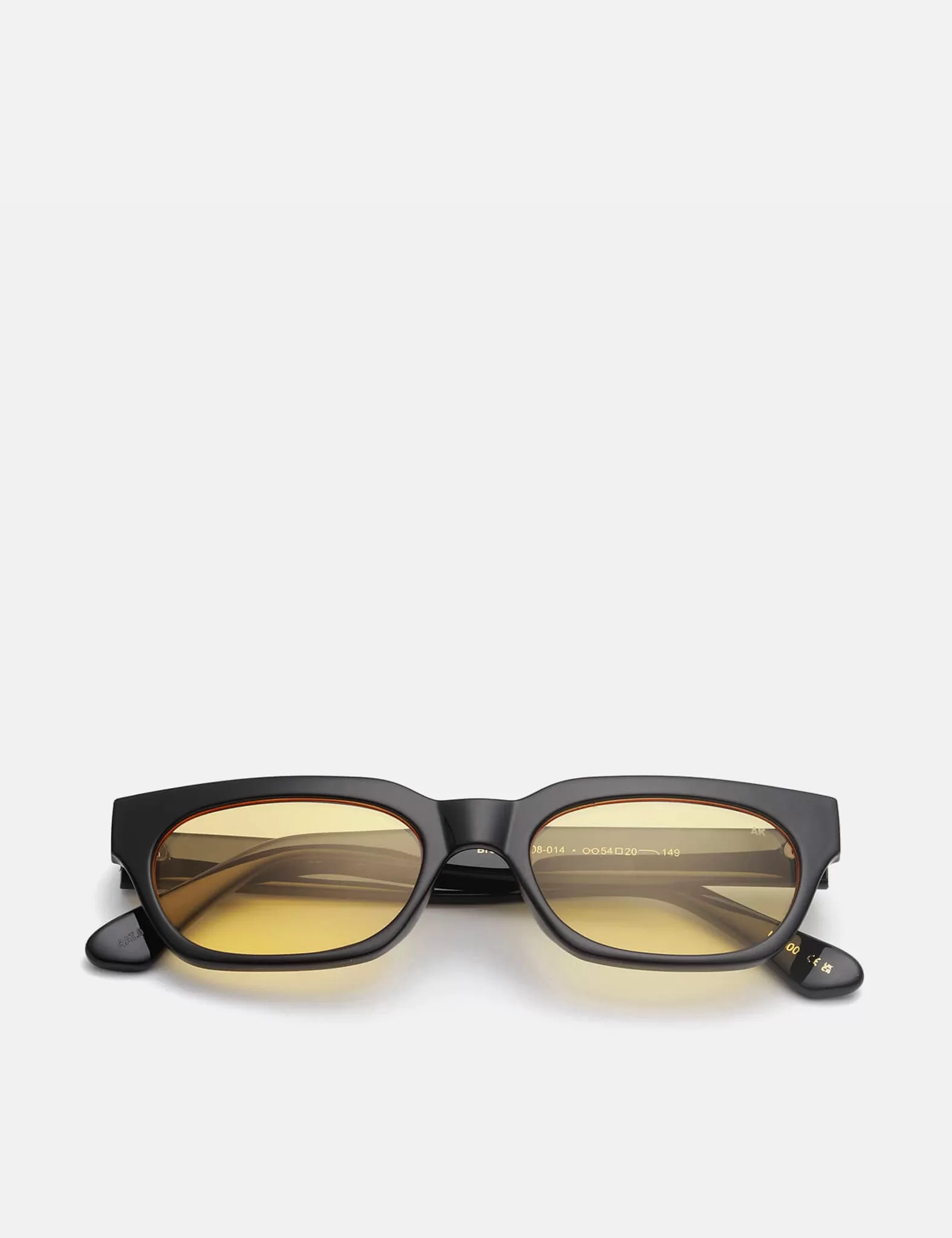 A. Kjaerbede Bror Sunglasses - Black/Yellow