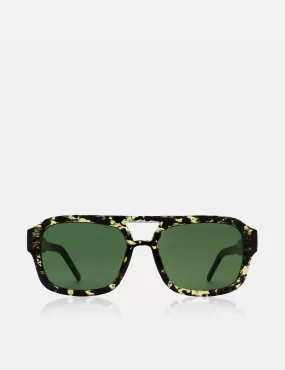 A. Kjaerbede Kaya Sunglasses - Black/Yellow Tortoise