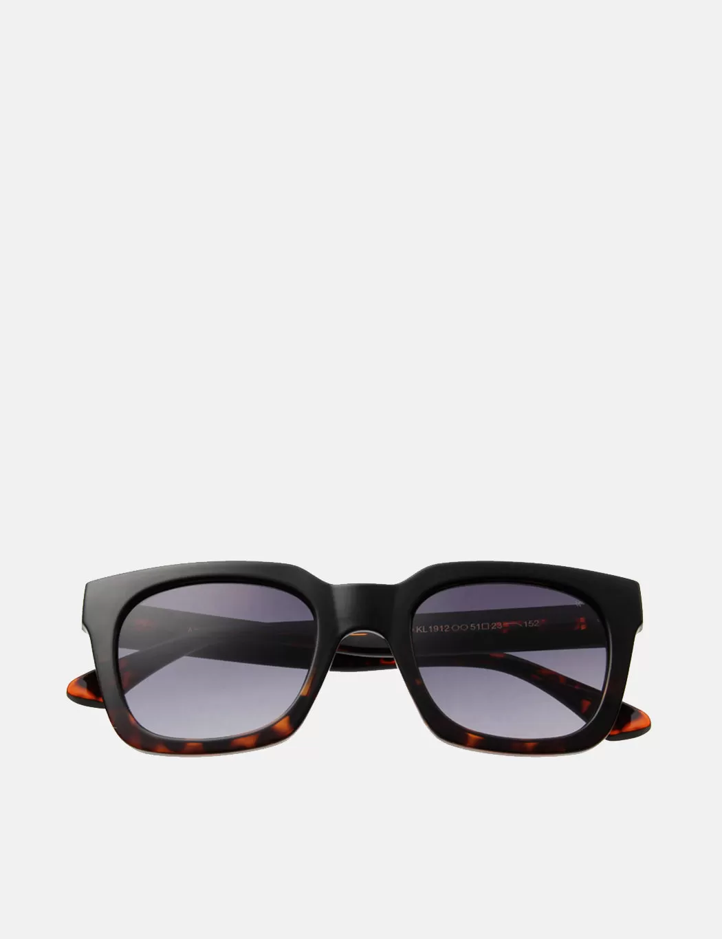 A. Kjaerbede Nancy Sunglasses - Black Demi Tortoise