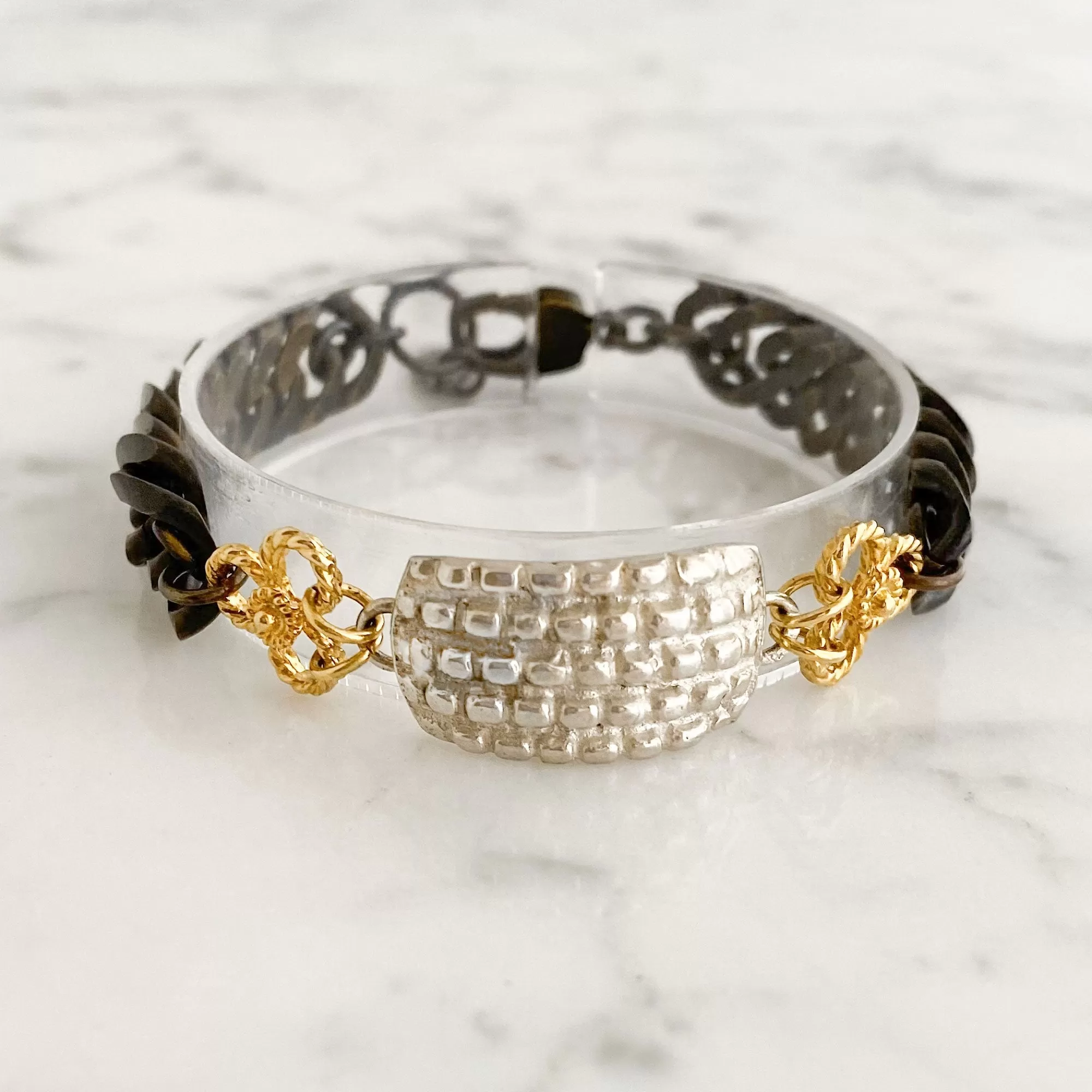 ANTHONY mixed metal chain bracelet