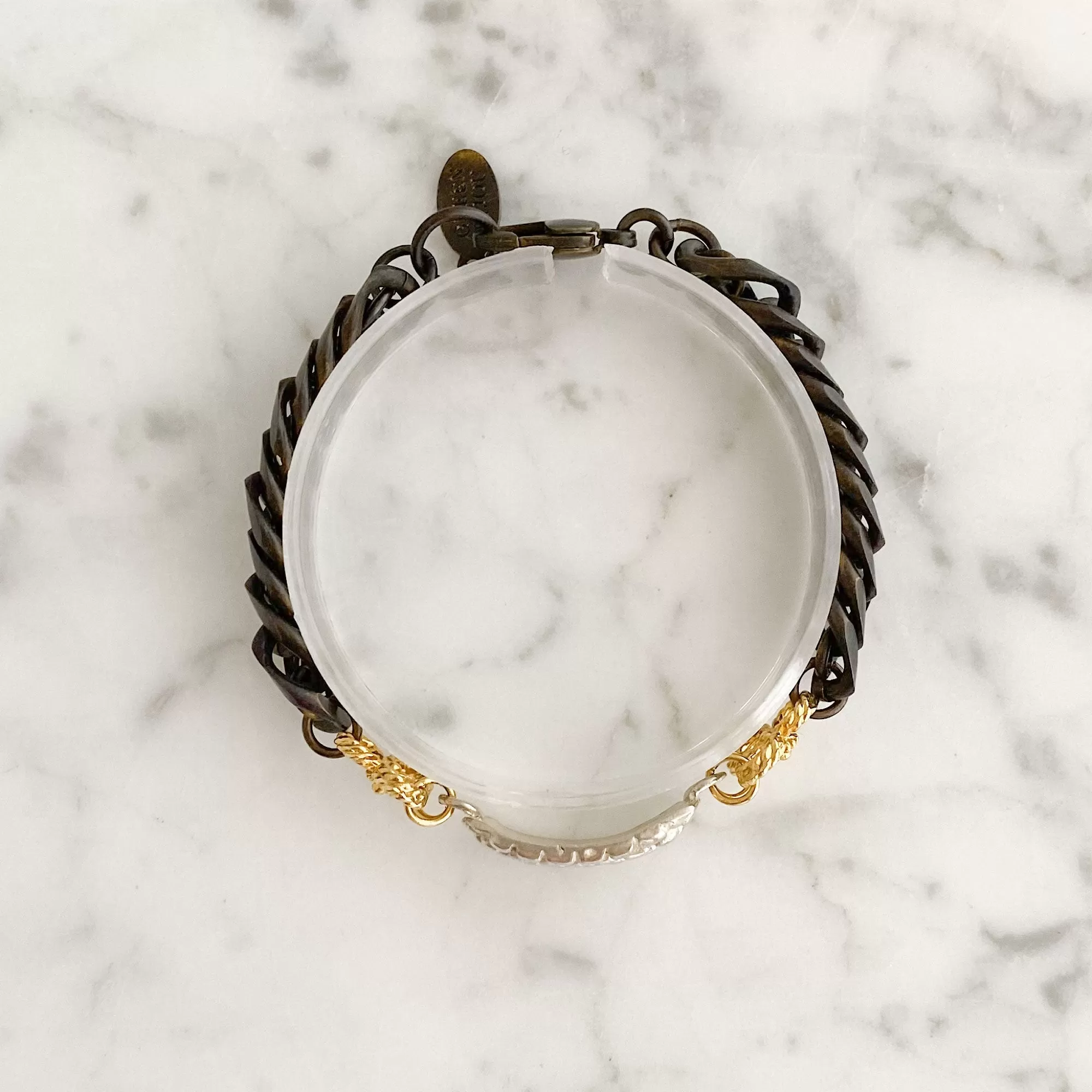 ANTHONY mixed metal chain bracelet