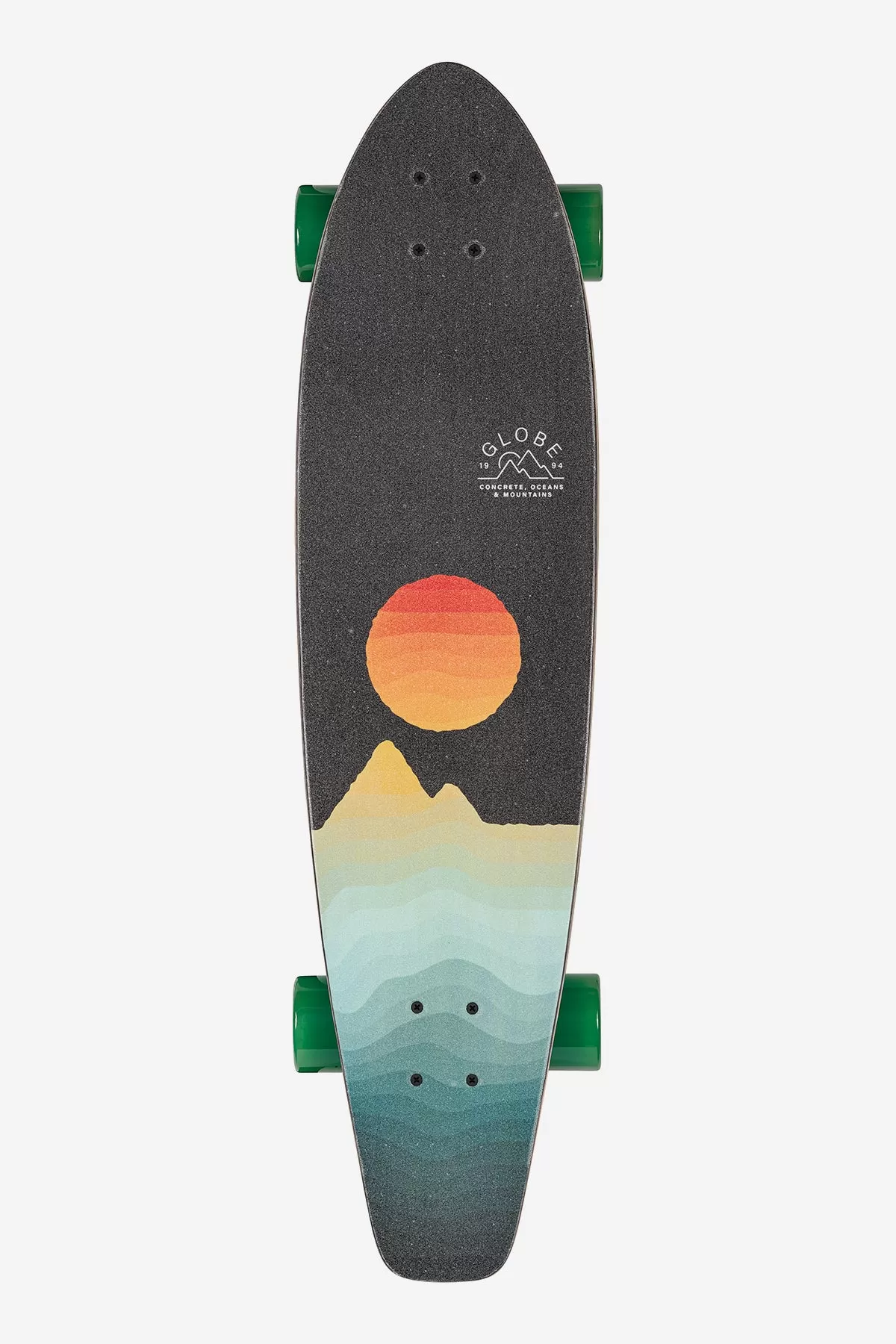 Arcadia - Black Maple/Chromeset - 35.875 Longboard