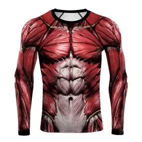 Attack on Titan '9 Titans' Elite Long Sleeve Compression Rashguard