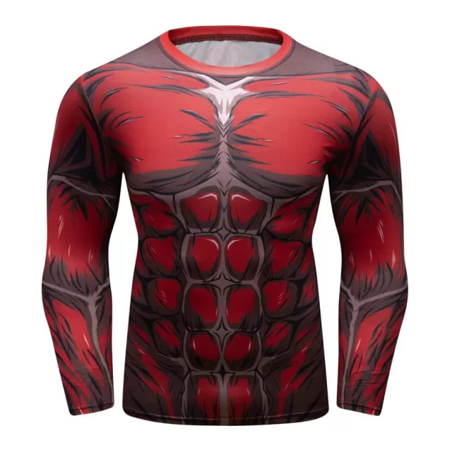 Attack on Titan 'Colossal Titan | 2.0' Elite Long Sleeve Rashguard