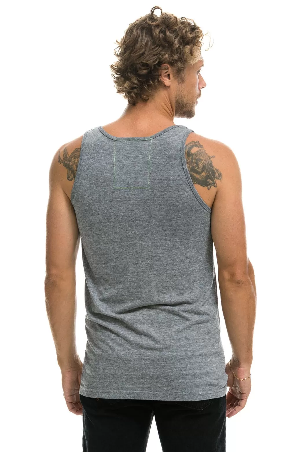 AVIATOR NATION MANHATTAN BEACH TANK - HEATHER GREY