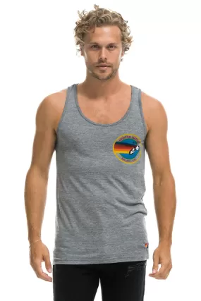 AVIATOR NATION MANHATTAN BEACH TANK - HEATHER GREY