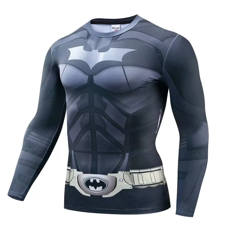 Batman Compression 'Batman Begins' Long Sleeve Rashguard