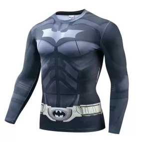 Batman Compression 'Batman Begins' Long Sleeve Rashguard