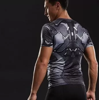 Batman "Bat-Bot" Short Sleeve Compression Rashguard