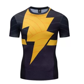 Black Adam 'Comic' Premium Short Sleeve Rashguard