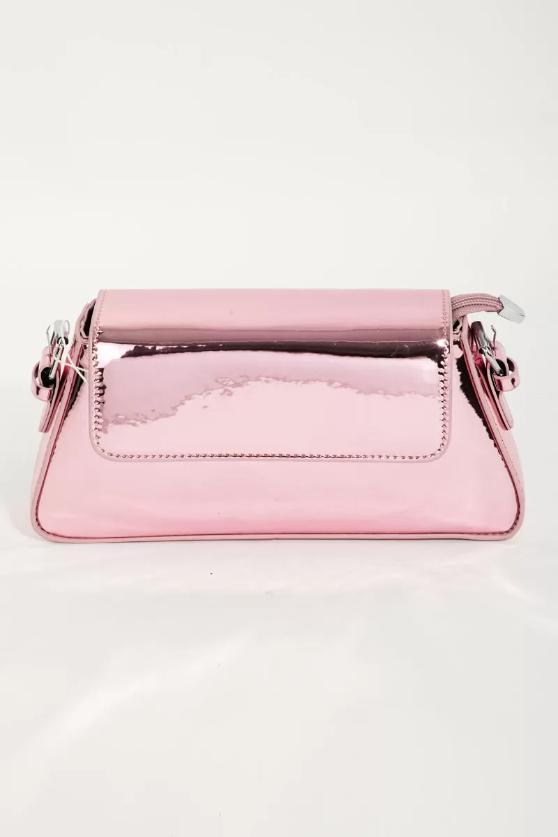 Bolso Metallic Chic Pink