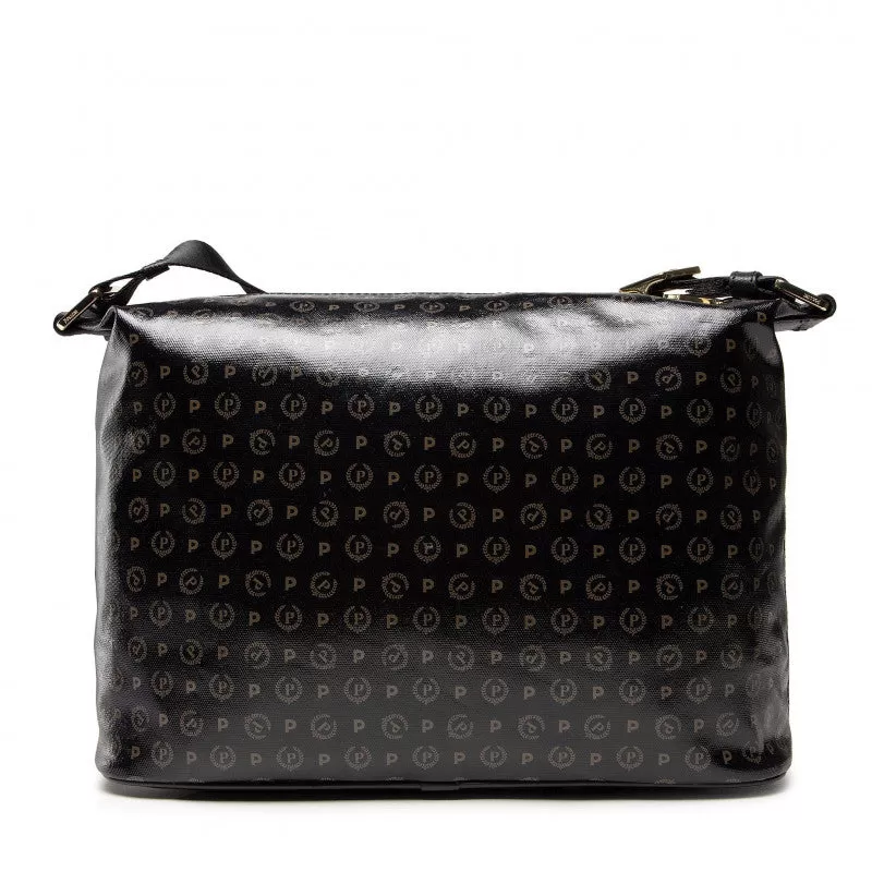 Borsa Donna Messenger POLLINI Linea Heritage Coated Canvas Nero