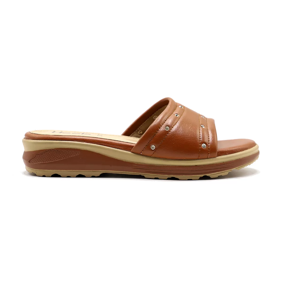 Brown Pu Slipper 074152