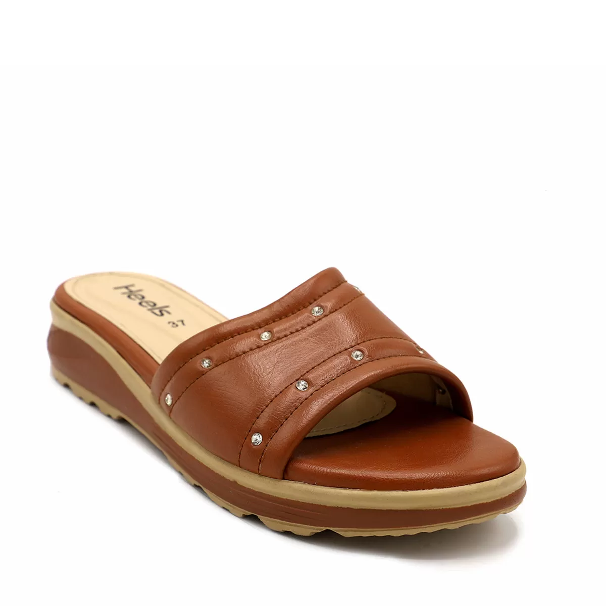 Brown Pu Slipper 074152