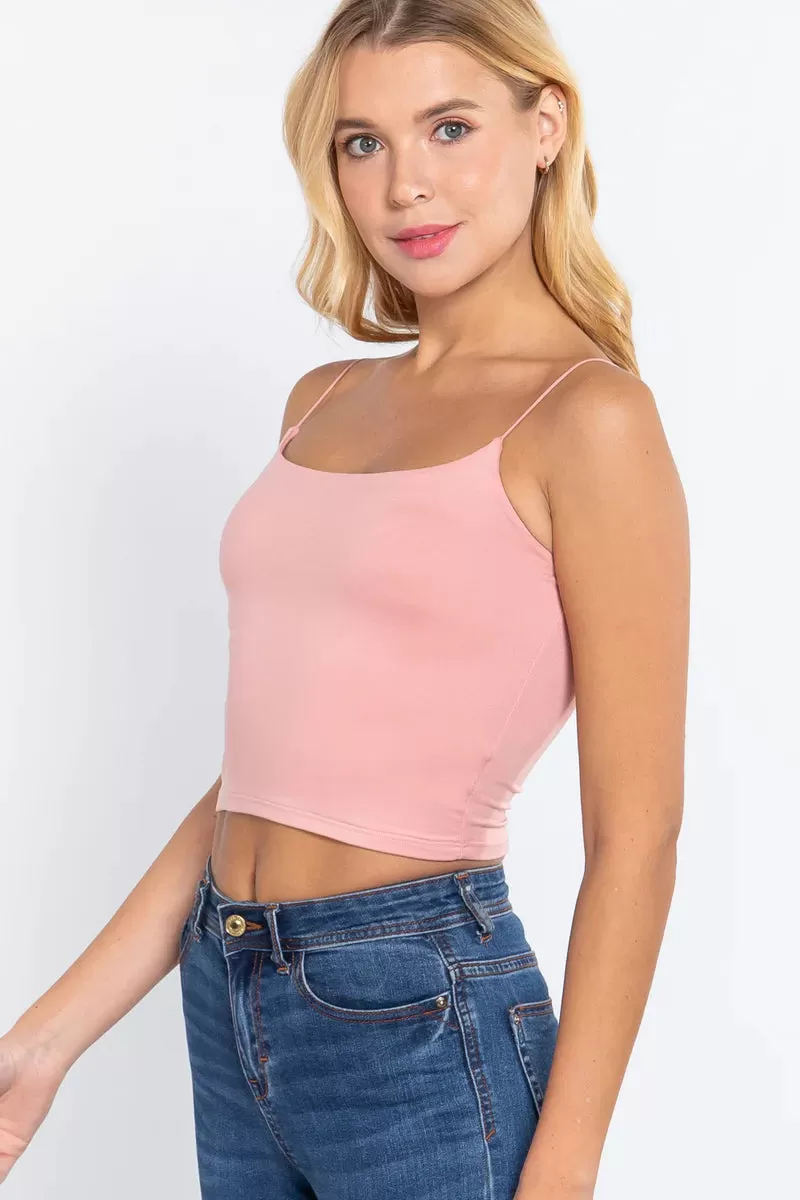 Brushed Knit Cami Top