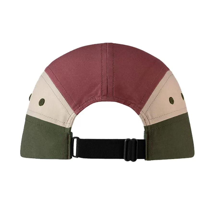 Buff Gorra 5 PANEL GO Domus Verde militar Rosa