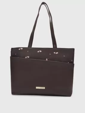 Caprese Adah Tote Large Chocolate Brown