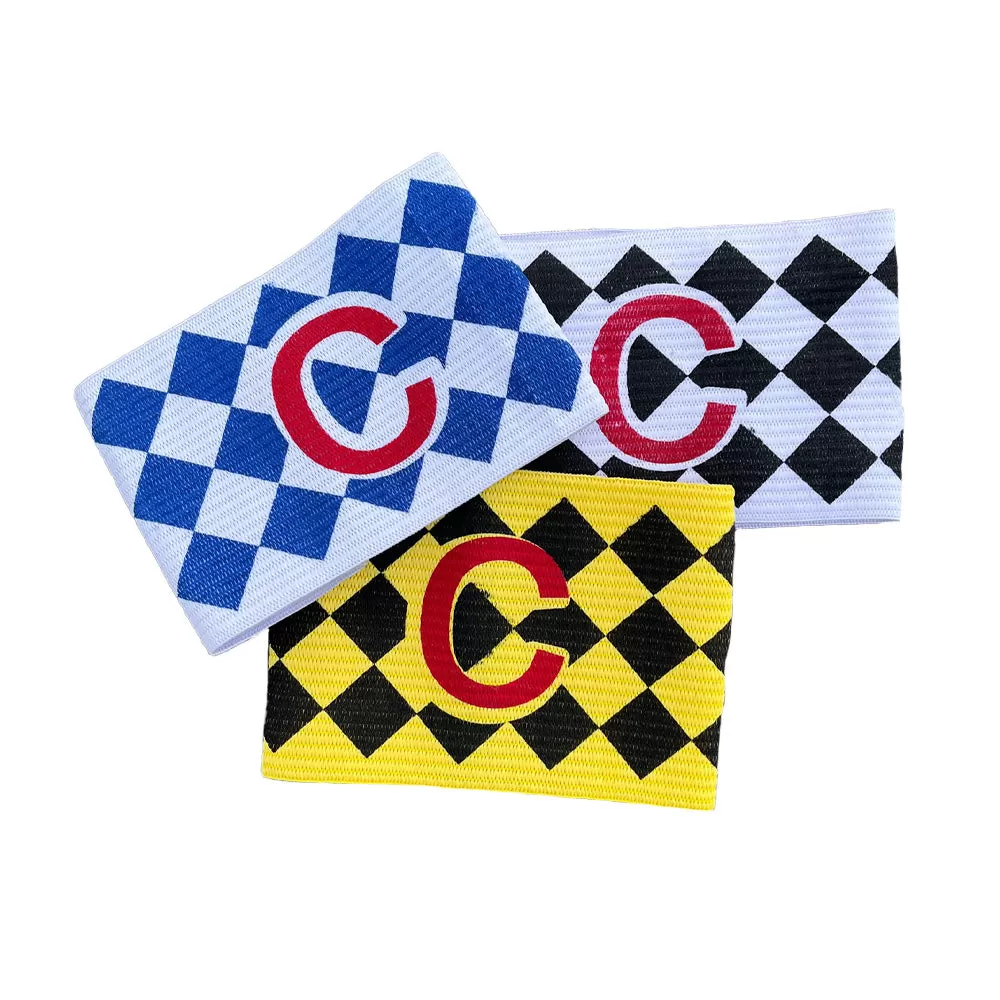 Captain's Armband Junior - Diamond (White/Blue)