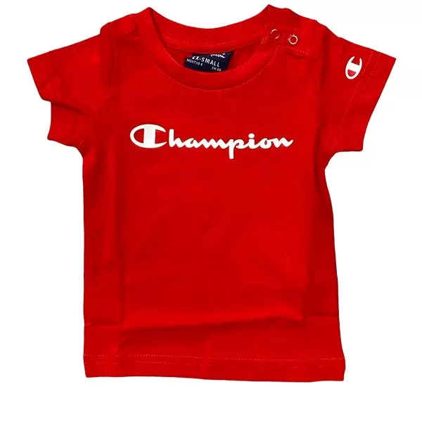 Champion 3 short sleeve T-shirt 305974 WW006 white-red-navy