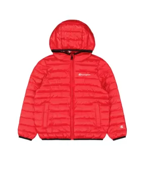 Champion boys' light jacket with hood Legacy Outdoor Light Hooded 306485 RS005 LLR red