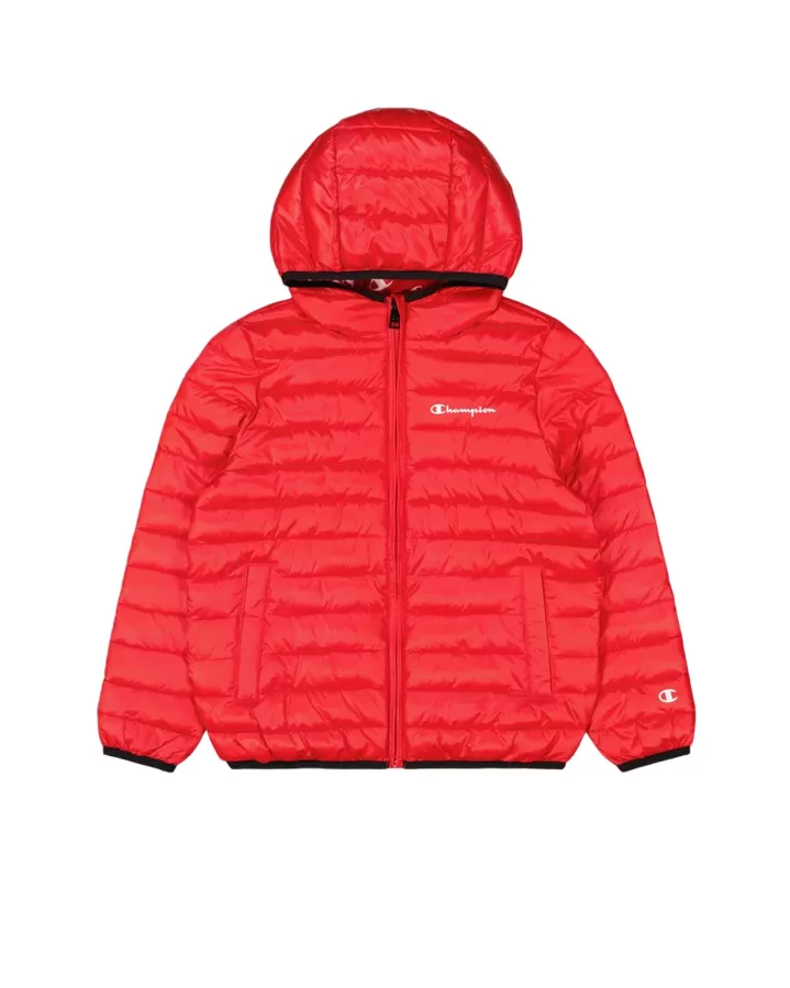 Champion boys' light jacket with hood Legacy Outdoor Light Hooded 306485 RS005 LLR red