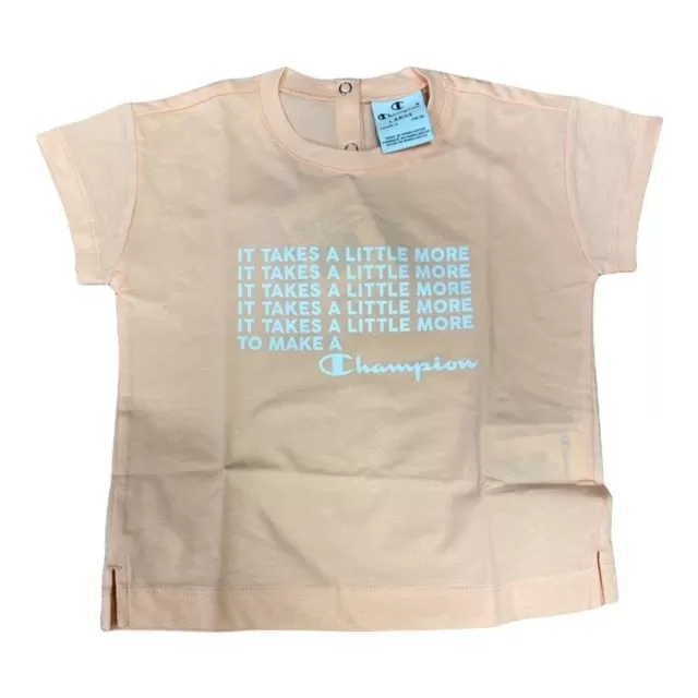 Champion complete Infant t-shirt and shorts 404391 PS012 PHP pink-grey