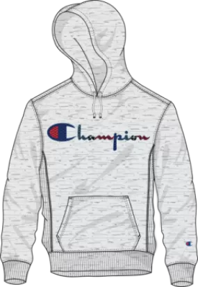 Champion Dot Stitch Script Reverse Weave PO Hood