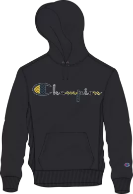 Champion Dot Stitch Script Reverse Weave PO Hood