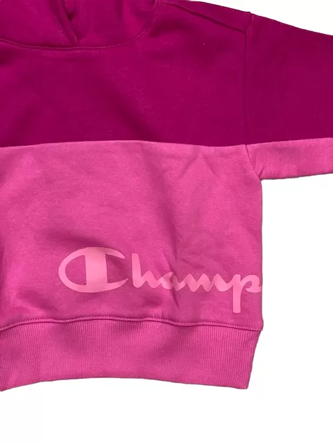 Champion Girls' hooded sweatshirt 404513 PS042 AMR/RRO fuchsia-pink