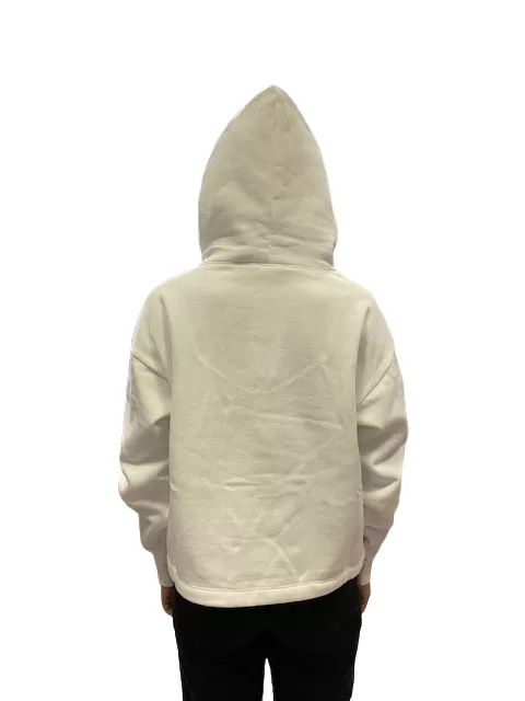 Champion Hooded Sweatshirt in fleece cotton 115389 WW001 WHT white