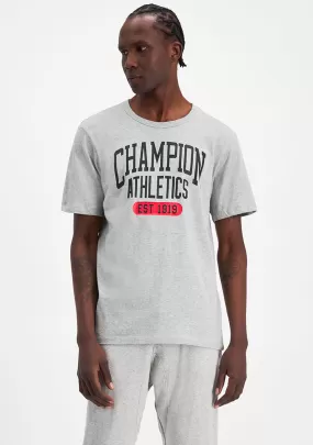 Champion Mens SPS Graphic Print Tee Grey <br> AV8QN 0BS