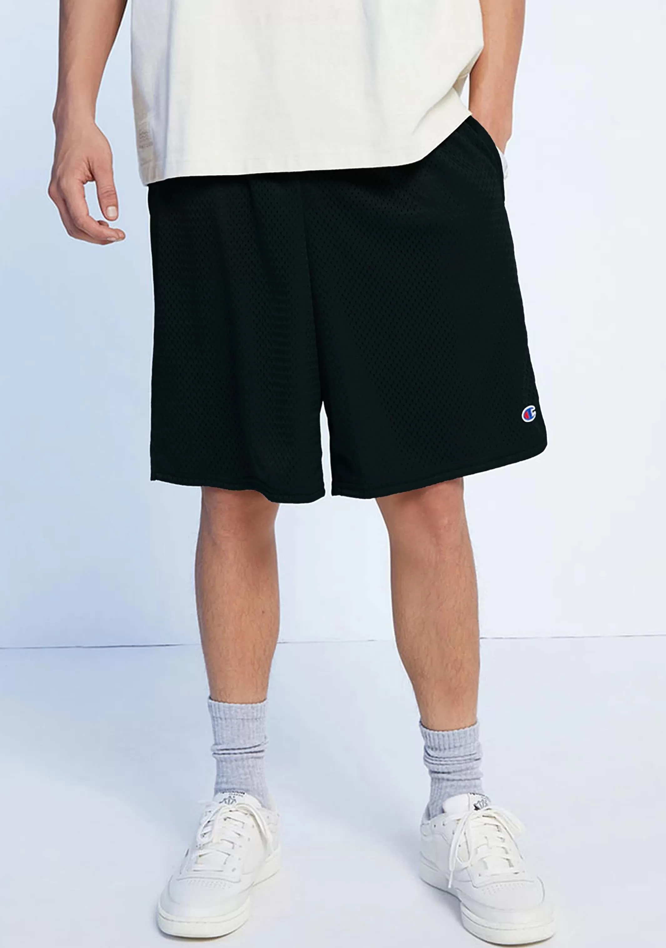 Champion Mens US 9inch Basketball Shorts Black <br> AURGA1 BLK