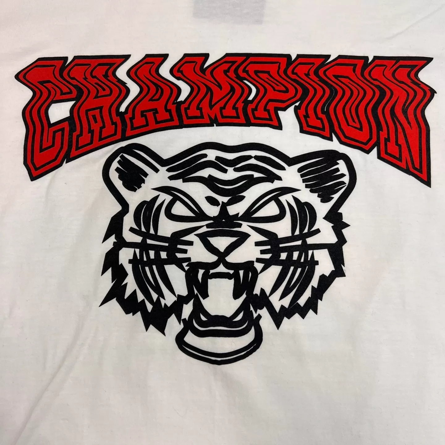 Champion Roaring Mascot Graphic T-Shirt