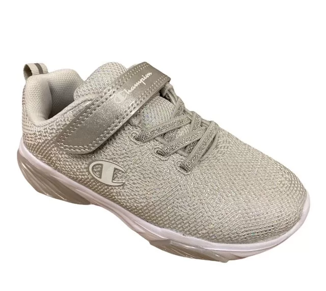 Champion shoe with lights Wave G PS S32132 CHA EM007 silver