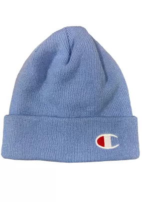 Champion Unisex Active C Logo Beanie <BR> ZYPTN LIGHT BLUE