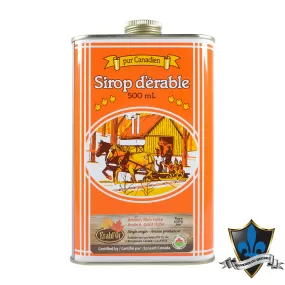 Classic Quebec   Maple Syrup Tin Can - 500ml