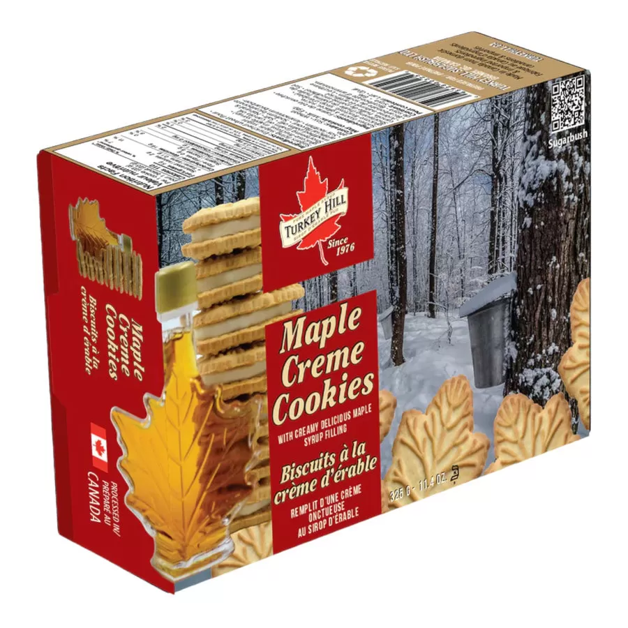 Creamy Soft Maple Syrup Canadian Cookies 18 pcs 325 G.