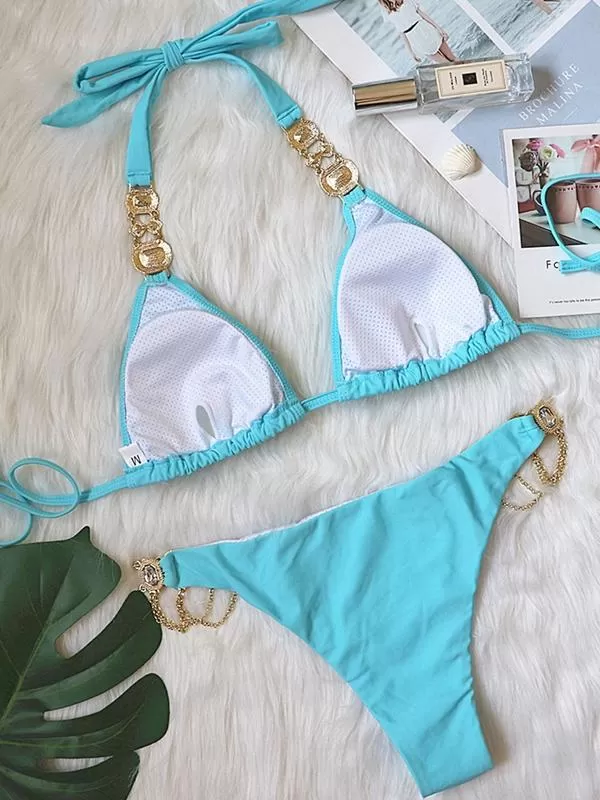 Crystal Diamond Multiple Colour Bikini