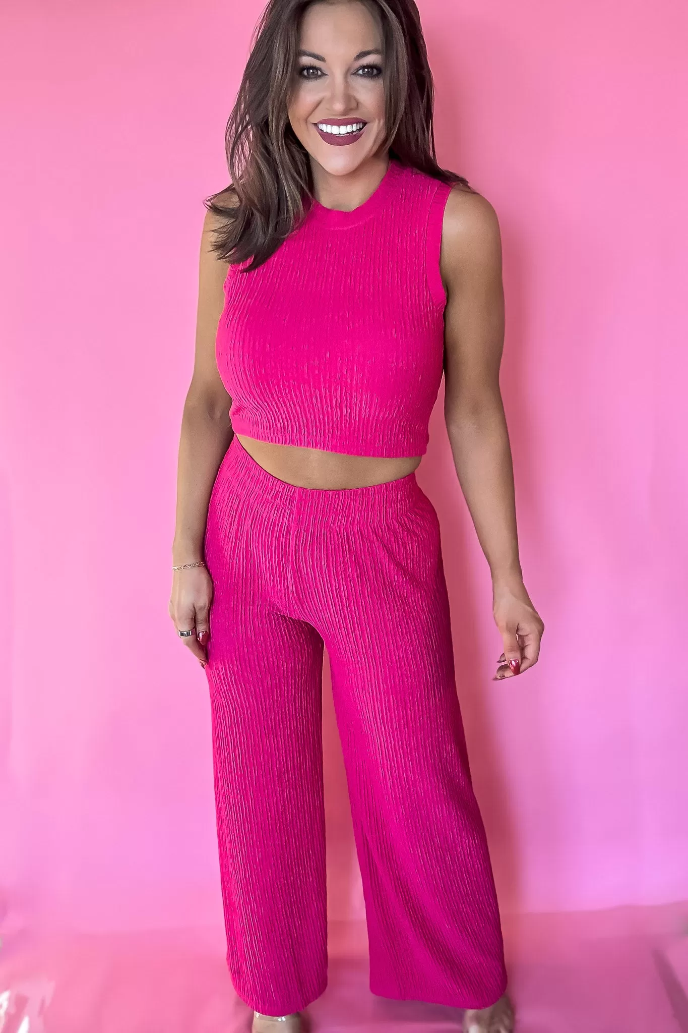 Cute And Chic Fuchsia 2pc Set