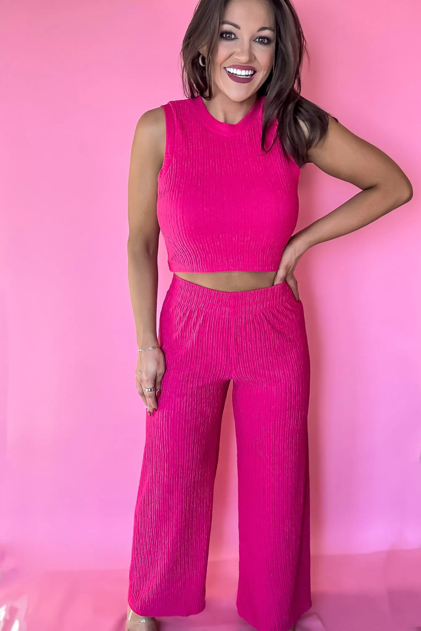 Cute And Chic Fuchsia 2pc Set