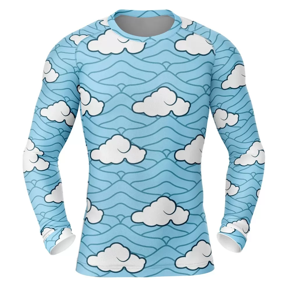 Demon Slayer 'Sakonji Print' Long Sleeve Compression Rashguard