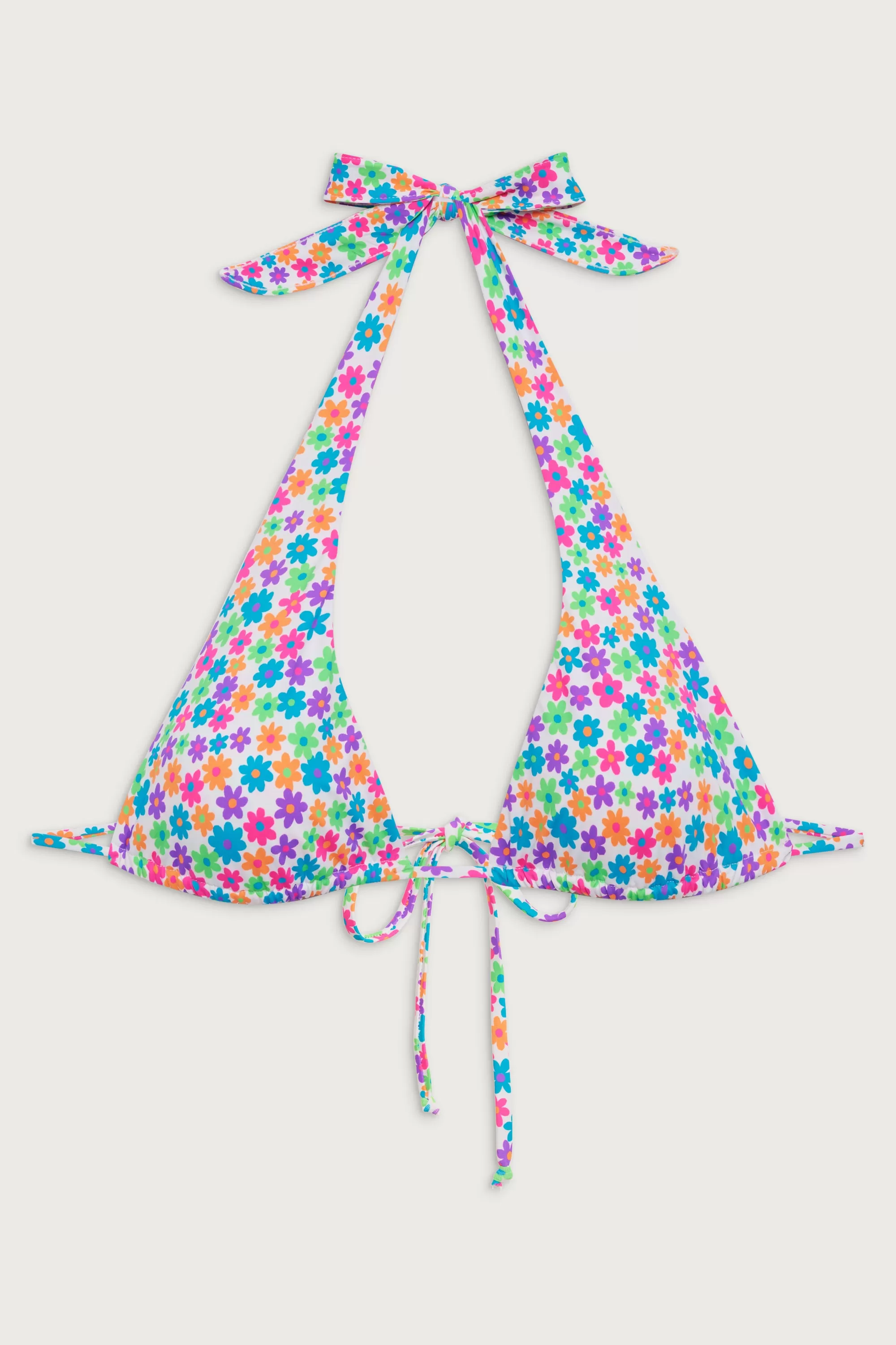 Diana Floral Halter Bikini Top - Forever Flower