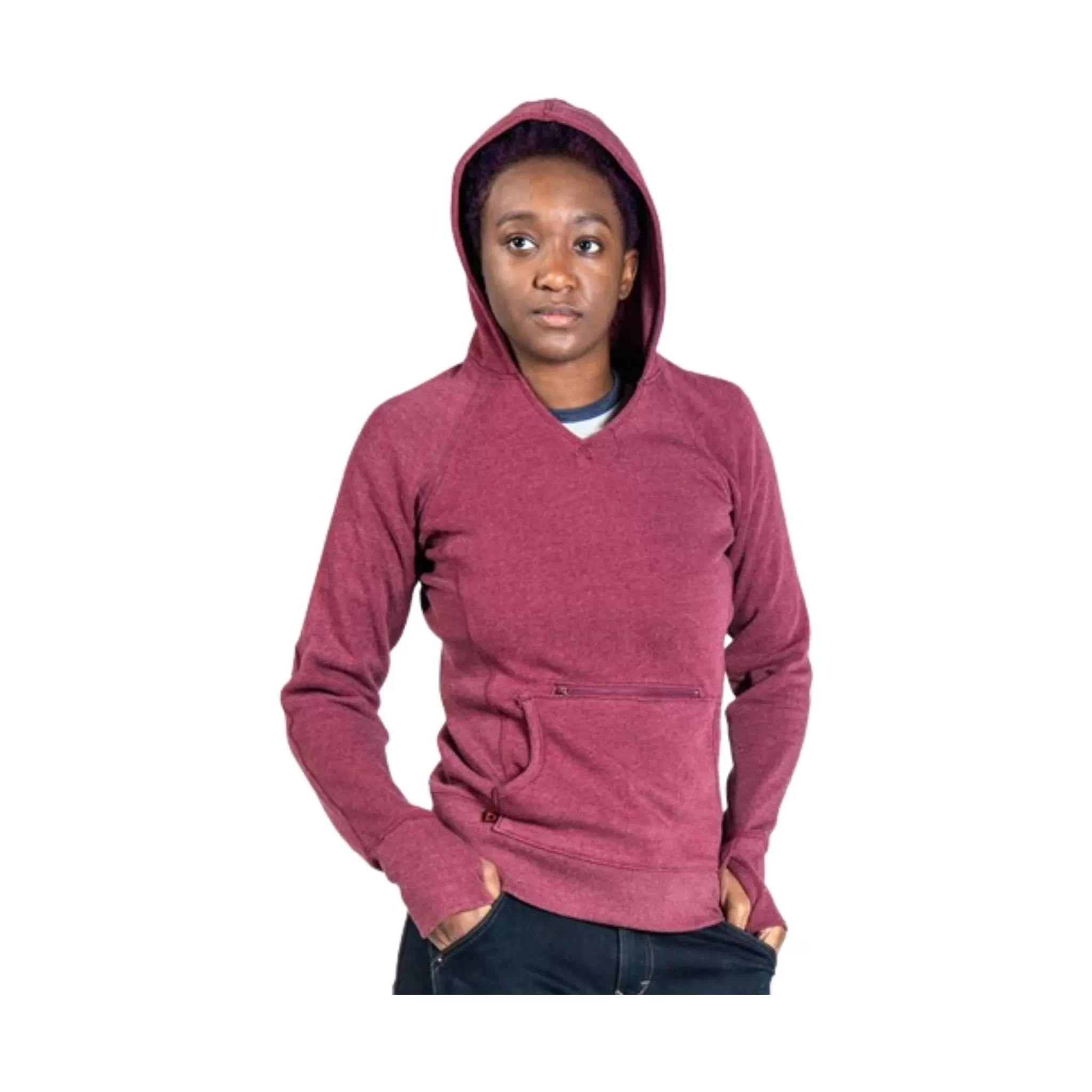 Dovetail Women's Anna Pullover Hoody - Heather Currant