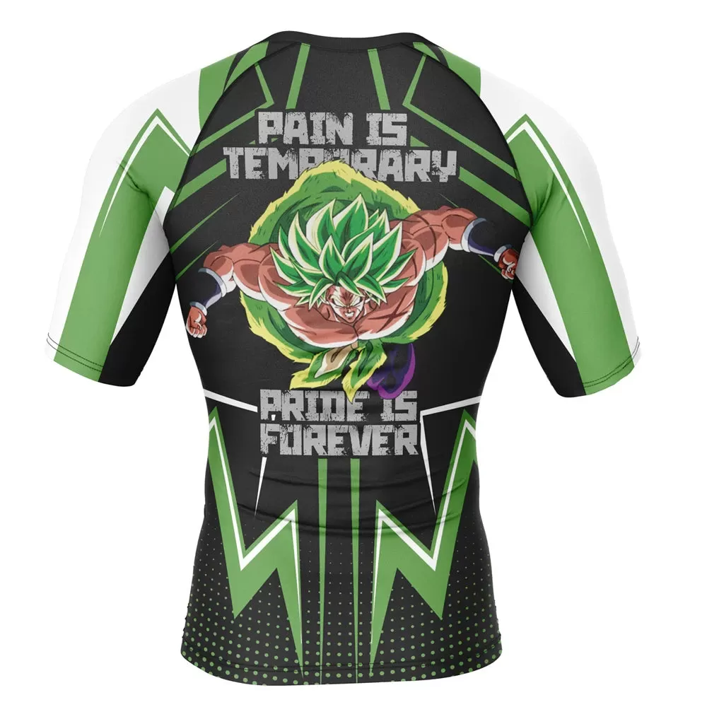 Dragon Ball Z 'Broly's Gym' Short Sleeve Compression Rashguard