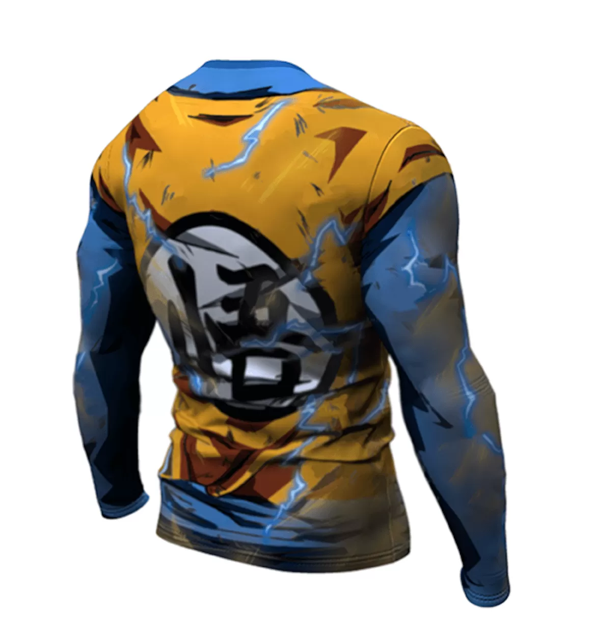 Dragon Ball Z Compression 'Super Saiyan 2 | Goku' Premium Long Sleeve Rashguard