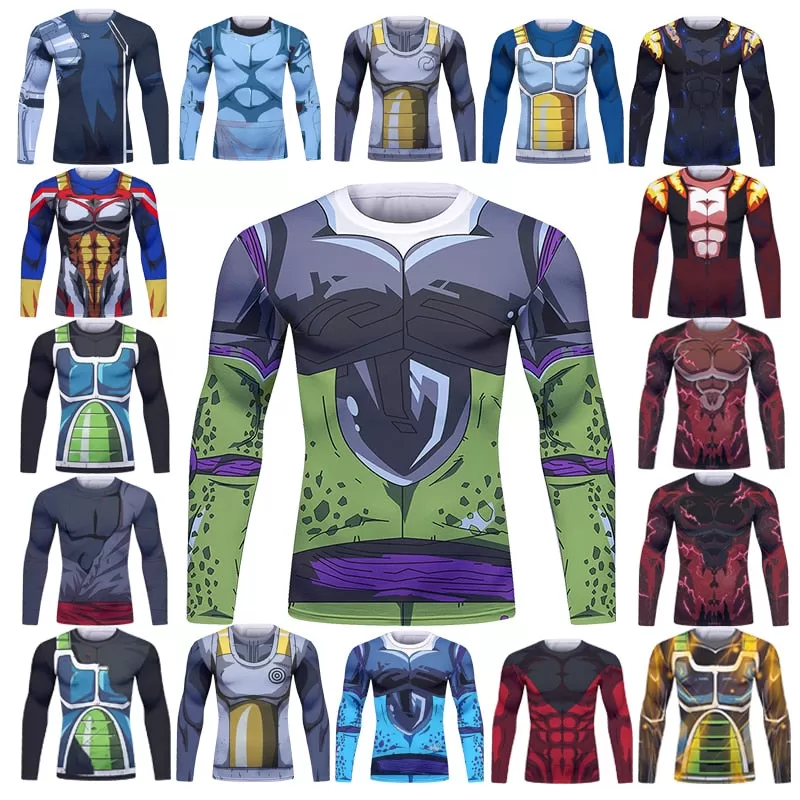 Dragon Ball Z 'Perfect Cell' Long Sleeve Elite Rashguard